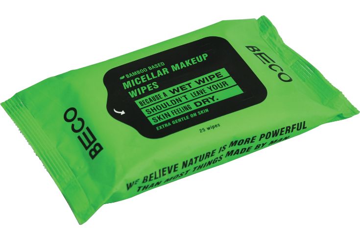 Pack View: Beco Bamboo-based micellar makeup wipes