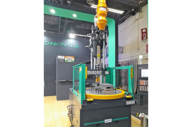 Swift’s injection moulding kit at Plastindia