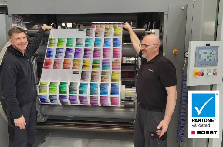 Bobst achieves first-ever Pantone validation for gravure printing press