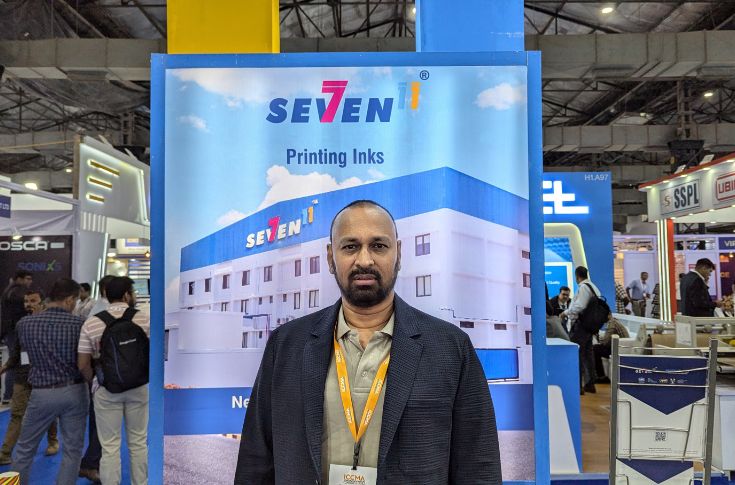 IndiaCorr Expo: Seven11 displays water-based inks