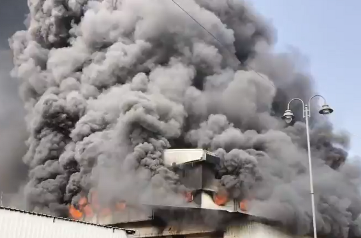 Fire breaks out at two packaging factories in Daman