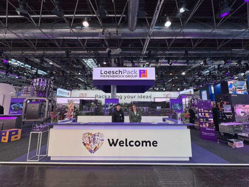 Loeschpack and Hastamat debut integrated line at Interpack