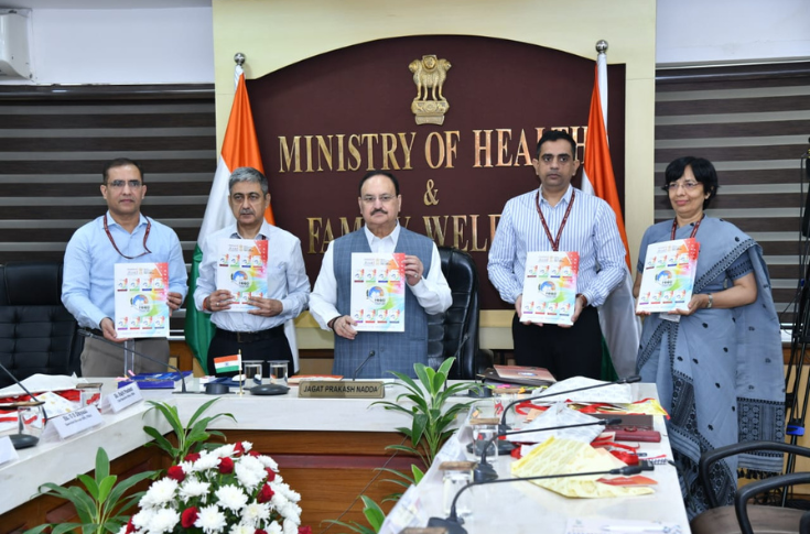 Union health minister unveils logo and brochures of Global Food Regulators Summit 2025
