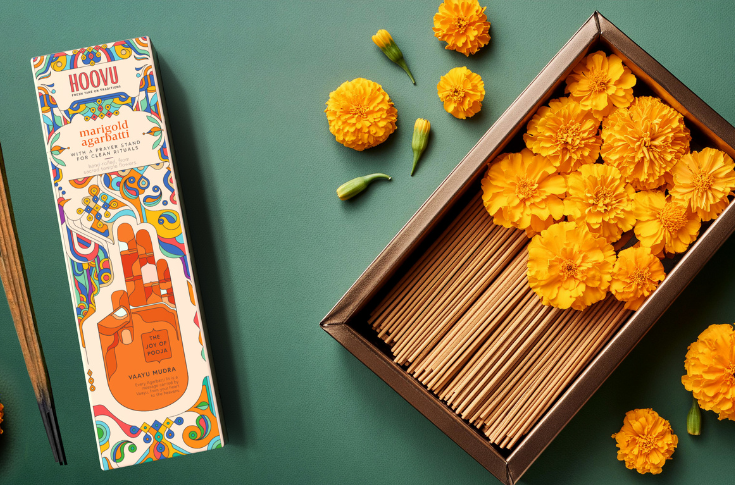 Hoovu’s new packaging celebrates the joy of puja