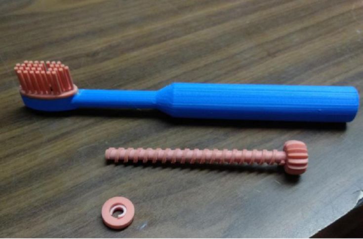 Toothpaste-dispensing toothbrush: project of IIP’s Saamir Akhtar